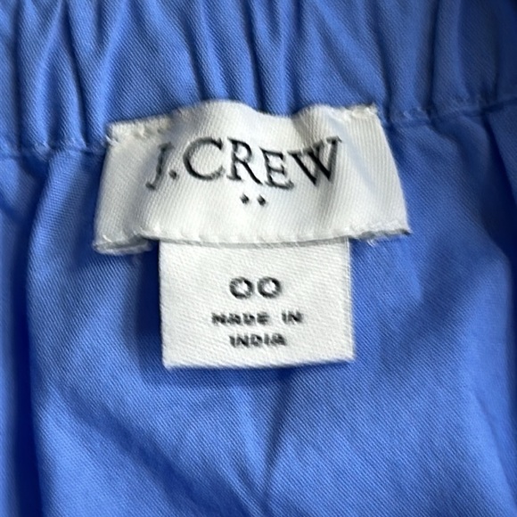 J. CREW SQUARE NECK BLUE SQUARE NECK WITH POM POMS MADE IN INDIA SZ 00 - Picture 9 of 15